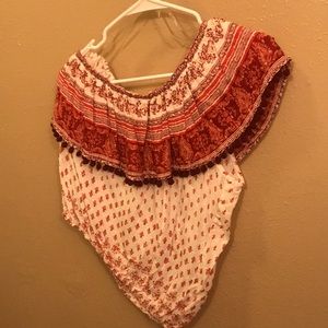 off the shoulder crop top